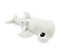 Les PTIPOTOS by Les DEGLINGOS - Peluche Maman Bebe - Toute Douce - Cadeau Naissance - Clou Le Requin Marteau Maman & Bebe - 57CM - Gris Clair