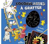 Les P'tites Poules Cocoricartes à gratter Pochette avec 10 cartes à gratter et un bâtonnet Dès 6 ans