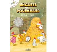 Les P'tites Poules Escape book Enquête au poulailler Livre- avec énigmes Dès 7 ans