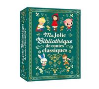Les p'tits classiques - Ma jolie bibliothèque de contes classiques 10 histoires - Carole Bourset - Auzou Philippe Eds - Coffret - Contes et légendes jeunesse