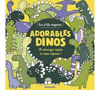 Les p'tits mignons - Adorables dinos - coloriage - cutie - dinosaures - dinos - 3 ans