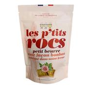 Les p'tits rocs - Biscuits petit beurre rose façon bonbon - 1 sachet de 150g