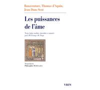 Les puissances de l'âme - Saint Bonaventure - Vrin - broché - Essai
