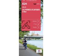 Les pyrenees atlantiques a velo - - Collectif - Ign Institut Geographique National - Atlas / carte