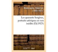 Les quarante bergères, portraits satiriques en vers inédits