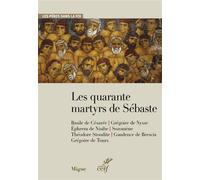 Les quarante martyrs de sebastes - Collectif - Cerf - broché - Essai