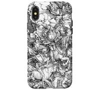 Les Quatre Cavaliers de l'Apocalypse d'Albrecht Durer (1498) Coque pour iPhone X/XS