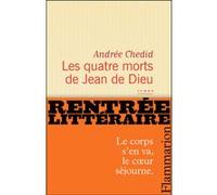 Les Quatre morts de Jean de Dieu - Andrée Chedid - Flammarion - broché - Roman