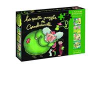 Les quatre puzzles évolutifs de Cornebidouille - Magali Bonniol - Ecole Des Loisirs - Boîte ou accessoire - Jeux livres objets
