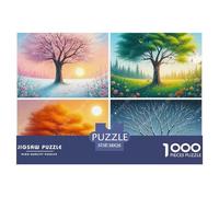 Les Quatre Saisons 1000 Pièces Thème Paysage Puzzle Adulte Difficile Jeu pour Toute La Famille Divertissement Classique pour Adultes Et Enfants À Partir De 6 Ans Décoration De La Maison