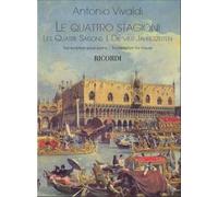 Les Quatre Saisons Antonio Vivaldi | Transcription Piano Solo Niveau Intermédiaire Avancé | Partition Classique Baroque Pour Étude Récitals Concert | Élèves Professeurs | Ricordi Œuvre Célèbre