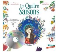 Les Quatre Saisons - Livre CD petit format Aurélia Fronty (Illustration), Delphine Seyrig (Lu par), Claire Frédéric (Auteur)