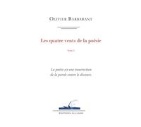 Les quatre vents de la poésie - Olivier Barbarant - Illador - broché - Poésie