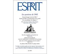 Les questions de 1905 T1668 - Collectif - Esprit - broché - Revue