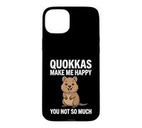 Les quokkas me rendent Heureuse, Pas Tant Que ça Coque pour iPhone 15 Plus