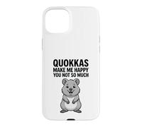 Les quokkas me rendent Heureuse, Pas Tant Que ça Coque pour iPhone 15 Plus