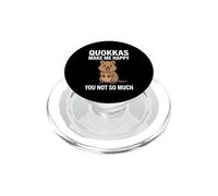 Les quokkas me rendent Heureuse, Pas Tant Que ça PopSockets PopGrip pour MagSafe