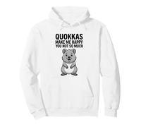 Les quokkas me rendent Heureuse, Pas Tant Que ça Sweat à Capuche