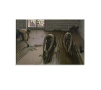 Les Raboteurs De Parquet-Gustave Caillebotte - Impression sur toile - Décoration murale - 60 x 90 cm