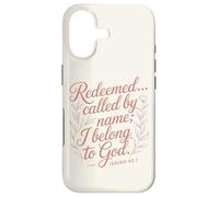 Les rachetés appelés par Leur nom J'appartiens à Dieu Ésaïe 43:1 Coque pour iPhone 17