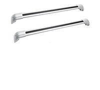 Les Rails Toit 2 Pièces pour Maserati pour Levante 2016-2024 Barres Transversales Galerie Toit pour Barres Transversales Verrouillables en Alliage D'aluminium Les Barres Toit(Argent)
