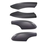 Les Rails Toit pour Skoda pour Yeti pour SUV 2009-2018 Voiture Noir Toit Galerie Garde Couverture Bagages Barre Rail Extrémité Coque Plastique Capuchon Les Barres Toit(1 Jeu)