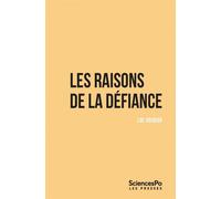 Les raisons de la défiance - Luc Rouban - Presses De Sciences Po - broché - Essai
