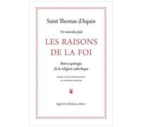 Les Raisons De La Foi - Suivi De La Lettre À Dom Bernard, Abbé Du Mont-Cassin