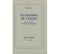 Les Raisons de l'infini Du monde clos à l'univers mathématique - Michel Blay - Gallimard - broché - Livre