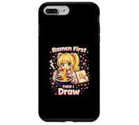 Les Ramen d'abord, Puis Je dessine | Artiste d'anime Kawaii Coque pour iPhone 7 Plus/8 Plus