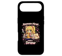 Les Ramen d'abord, Puis Je dessine | Artiste d'anime Kawaii Coque pour iPhone Air