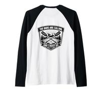 Les rames appellent et Je Dois Aller Membre de l'équipe d'aviron Manche Raglan