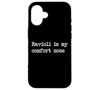 Les raviolis sont ma zone de confort Funny Raviolis Minimalist Coque pour iPhone 16