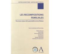 Les recompositions familiales Sous la direction de nicole gallus - Collectif - Anthemis - broché - Etude