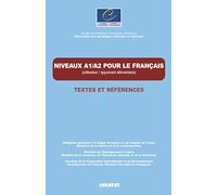 Les référentiels textes et références - A1/A2 - Livre