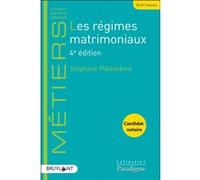 Les régimes matrimoniaux Stéphane Piedelièvre (Auteur)