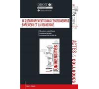 Les regroupements dans l enseignement superieur et la recherche - Emmanuel Aubin - Univeau Poitiers Pu.juridiques - broché - Etude