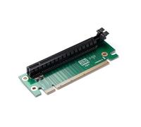 Les rehausseurs d'extension PCIe X16 mâle vers femelle optimisent le positionnement du GPU avec une orientation de rotation de 90 degrés, utilisation efficace de l'espace