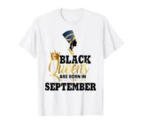 Les Reines Noires sont nées en Septembre, Anniversaire de la Fille Néfertiti T-Shirt