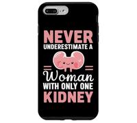 Les Reins ne sous-estiment jamais Une Femme avec Un Seul Rein Coque pour iPhone 7 Plus/8 Plus