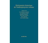 Les Relations de Parenté - Les Relations Sociales - Quelques Ethniques - Des Verbes d'Action - Deux Abstraits - Trois Articles Tardifs