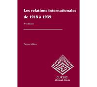 Les relations internationales de 1918 à 1939