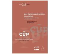 Les Relations Patrimoniales Des Couples - Actualités De Jurisprudence 2018-2022
