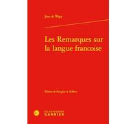 Les Remarques sur la langue francoise