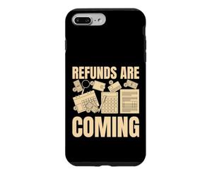 Les remboursements arrivent Saison fiscale Funny Accountant Tax Preparer Coque pour iPhone 7 Plus/8 Plus