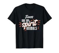 Les Renards sont Mes Animaux spirituels T-Shirt Graphique avec Valeur