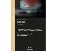 Les réparations dans l'histoire: Cultures techniques et savoir-faire dans la longue durée