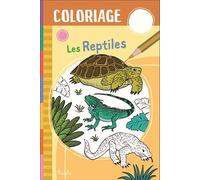 Les reptiles - Coloriage - Elodie Berthon - Piccolia - broché - Document jeunesse