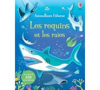 Les requins et les raies - Autocollants Usborne - Dès 3 ans