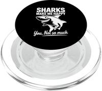 Les Requins me rendent Heureuse, tu n'es Pas si drôle PopSockets PopGrip pour MagSafe